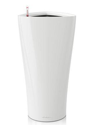 Кашпо Lechuza Delta (белый лакированный)