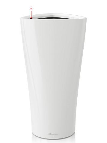 Кашпо Lechuza Delta 40 белый лакированный