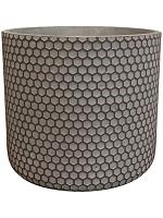 Кашпо Bernt pot shiny black D14 H13 см