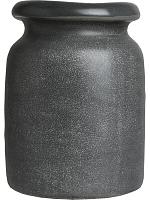 Ваза Erva vase black D14 H18 см