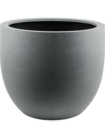 Кашпо Argento new egg pot natural grey