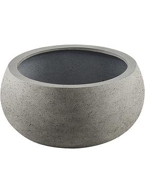 Кашпо Grigio low balloon natural concrete Кашпо Grigio low balloon natural concrete