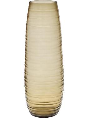 Ваза Vase stripes cut smoke Ваза Vase stripes cut smoke
