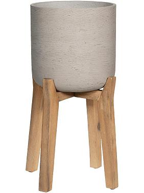 Кашпо Rough with feet high charlie xl grey washed Кашпо Rough with feet high charlie xl grey washed