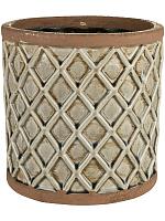 Кашпо Liam pot grey D11 H11 см