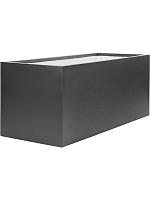 Кашпо Stretto box anthracite L100 W40 H40 см