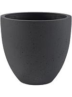 Кашпо Grigio egg pot anthracite D60 H54 см