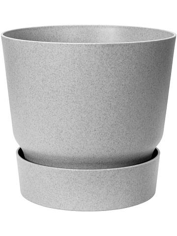Кашпо с поддоном Greenville round living conrete