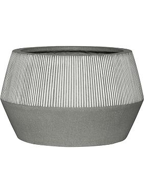 Кашпо Ridged harley low l, white stripe Кашпо Ridged harley low l, white stripe