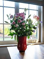 Ваза Nolan pot tall red D14 H23 см