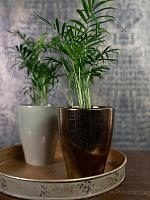 Ваза Sven pot tall gold D14 H17 см