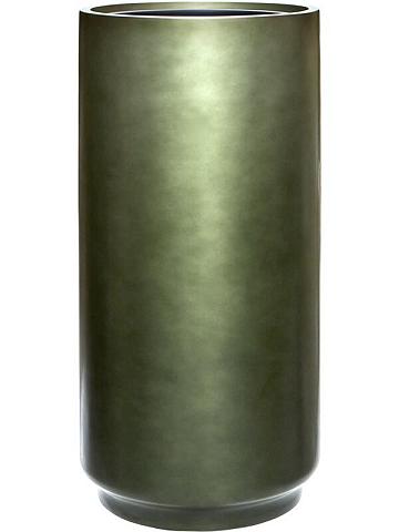 Кашпо Baq gradient cylinder matt forest green (met inzetbak) Кашпо Baq gradient cylinder matt forest green (met inzetbak)