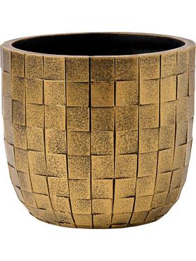 Кашпо Capi nature blocks planter ball black gold Кашпо Capi nature blocks planter ball black gold