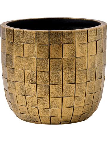 Кашпо Capi nature blocks planter ball black gold Кашпо Capi nature blocks planter ball black gold