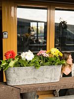 Кашпо Artstone claire balcony grey L55 W16 H17 см Кашпо Artstone claire balcony grey L55 W16 H17 см