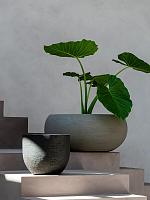 Кашпо Terreno low balloon clay D40 H18 см