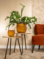 Кашпо Charlotte pot ochre D30 H26 см