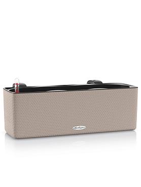 Кашпо Lechuza Cube Color Triple (бежевый)