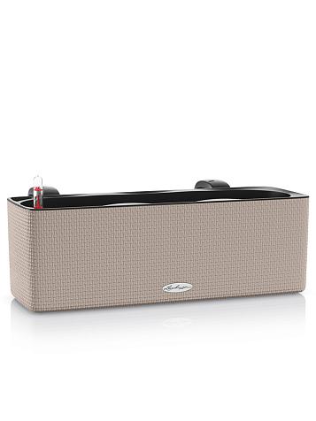 Кашпо Lechuza Cube Color Triple бежевый