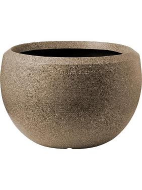 Кашпо Capi arc granite vase ball warm taupe Кашпо Capi arc granite vase ball warm taupe