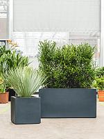 Кашпо Stretto high box anthracite L200 W50 H60 см