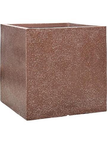 Кашпо Baq terrazzo cube mocha Кашпо Baq terrazzo cube mocha