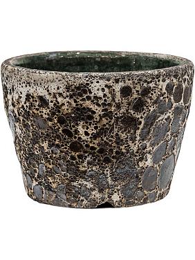 Кашпо Baq lava couple straight relic black (glazed inside) Кашпо Baq lava couple straight relic black (glazed inside)