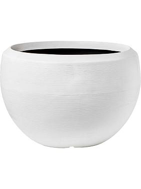 Кашпо Capi arc granite vase ball white Кашпо Capi arc granite vase ball white