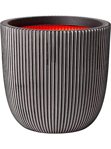 Кашпо Capi nature groove nl planter ball anthracite Кашпо Capi nature groove nl planter ball anthracite
