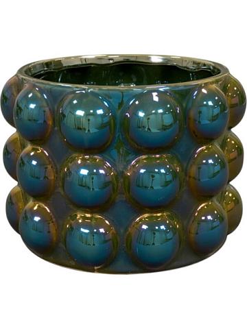 Кашпо Musa pot shiny green