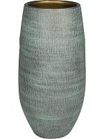 Кашпо Ryan pot high shiny blue D27 H50 см