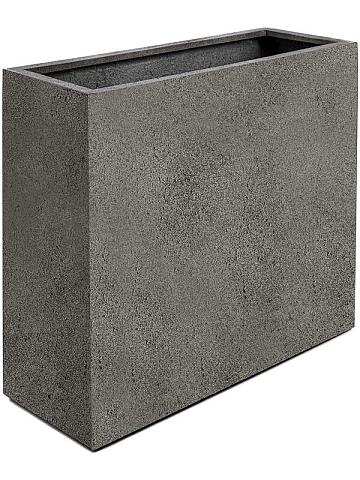 Кашпо Grigio divider with wheels natural concrete Кашпо Grigio divider with wheels natural concrete
