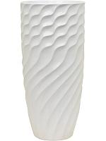 Кашпо Baq luxe lite glossy breaker partner white D37 H81 см