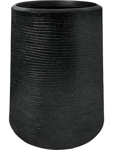 Кашпо Capi arc granite sandbag high black Кашпо Capi arc granite sandbag high black