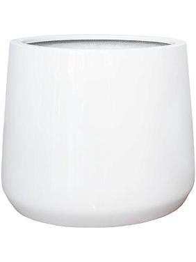 Кашпо Fiberstone jumbo patt m glossy white Кашпо Fiberstone jumbo patt m glossy white