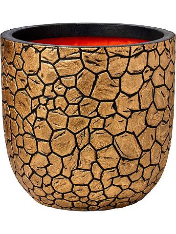 Кашпо Capi nature clay nl planter ball black gold Кашпо Capi nature clay nl planter ball black gold