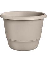 Кашпо Amiga round mushroom beige D30 H20 см