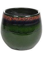 Кашпо Charlotte pot green D15 H13 см