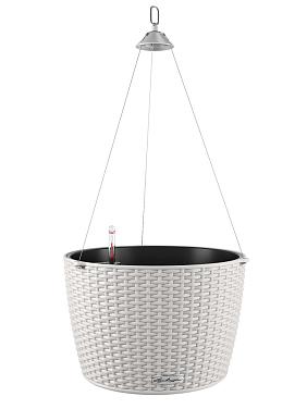 Кашпо подвесное Lechuza Nido Cottage 35 светло-серый