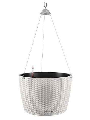 Кашпо подвесное Lechuza Nido Cottage 35 светло-серый
