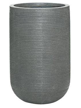 Кашпо Ridged horizontally cody s dark grey Кашпо Ridged horizontally cody s dark grey