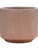Кашпо Baq terrazzo cylinder mocha D37 H32 см