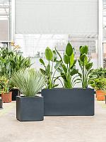 Кашпо Stretto high box anthracite L150 W50 H60 см