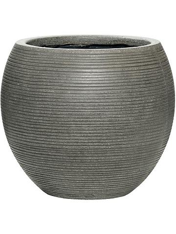 Кашпо Ridged horizontally abby m dark grey Кашпо Ridged horizontally abby m dark grey