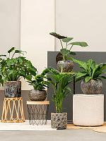 Кашпо Baq luxe lite universe moon cylinder bronze D23 H22 см Кашпо Baq luxe lite universe moon cylinder bronze D23 H22 см