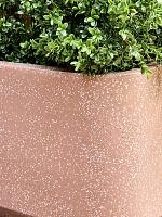 Кашпо Baq terrazzo rounded rectangle mocha L100 W50 H50 см