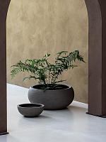 Кашпо Terreno low balloon clay D40 H18 см