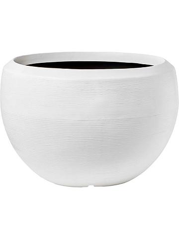 Кашпо Capi arc granite vase ball white Кашпо Capi arc granite vase ball white