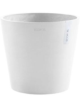 Кашпо Ecopots amsterdam 30 pure white Кашпо Ecopots amsterdam 30 pure white