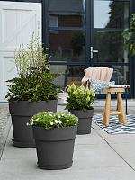 Кашпо Vibia straight round anthracite D39 H37 см Кашпо Vibia straight round anthracite D39 H37 см